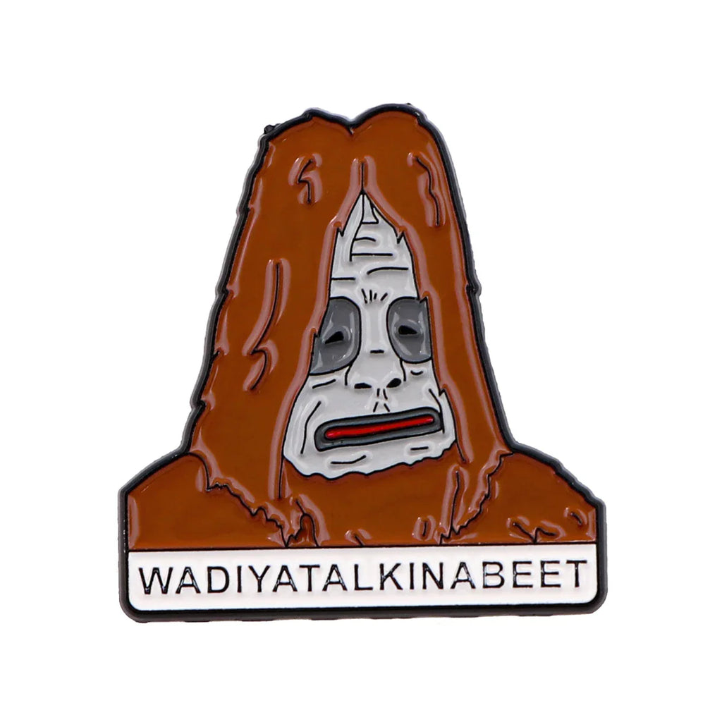 Wadiyatalkinabeet Big Foot Enamel Pin 1 / 1