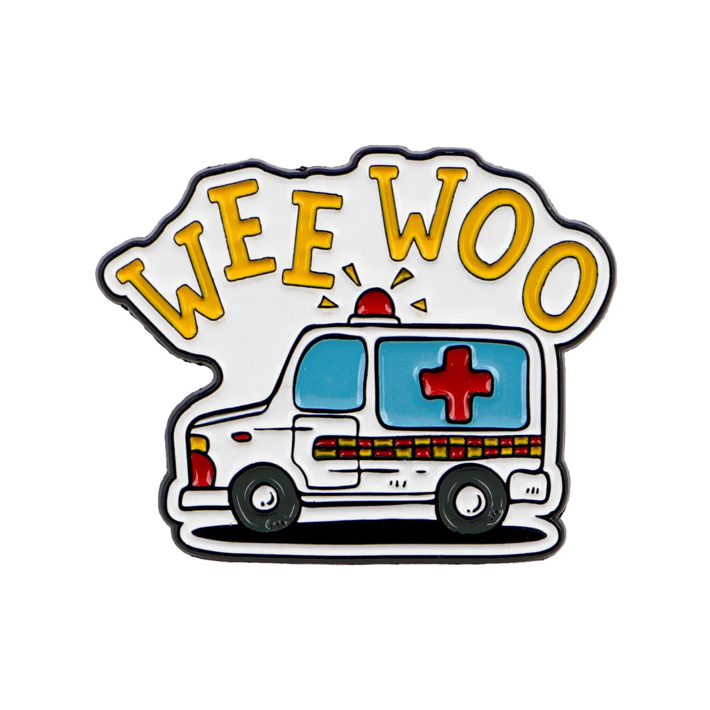 Wee Woo Ambulance Police Enamel Pin 2