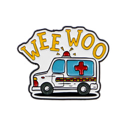 Wee Woo Ambulance Police Enamel Pin 2