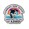 Whale Quotes Enamel Pin Lapel Pins for Backpacks ADHD Awareness Brooches for Women Fashion Jewelry Accessories Friends