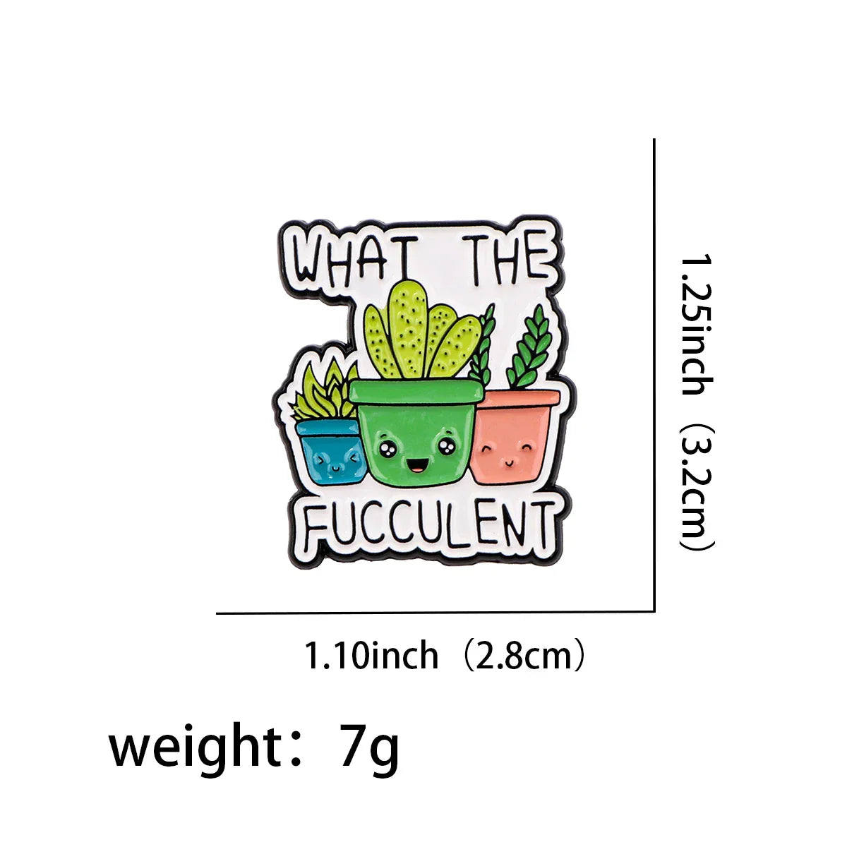 Plants Enamel Pin Humorous Quotes Brooches for Women Lapel Pins Badges on Backpack Clothing Accessories Fashion Jewelry