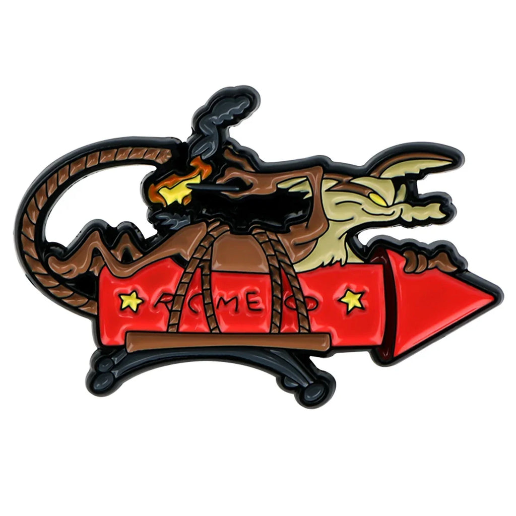Wile E Coyote Enamel Pin 1