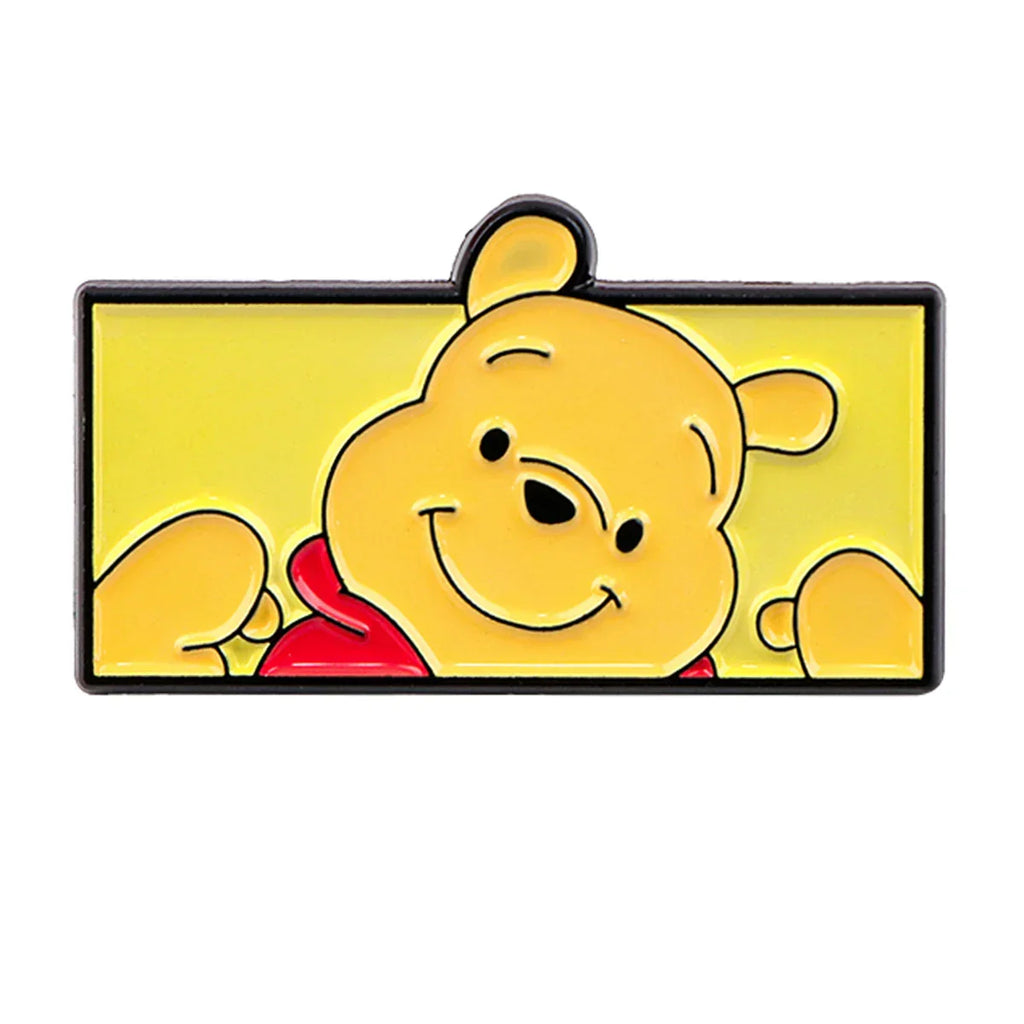Winnie The Pooh Rectangular Enamel Pin 1 / 1