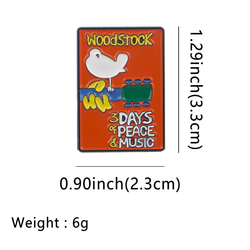 Woodstock Enamel Pin 1 / MULTI