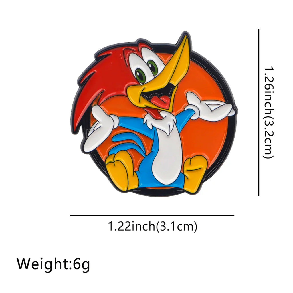 Woody Woodpecker Enamel Pin 1
