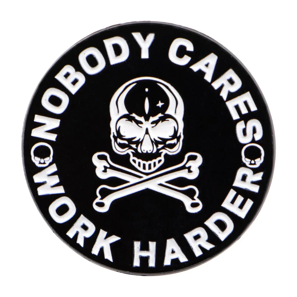 ’Work Harder’ Enamel Pin 1