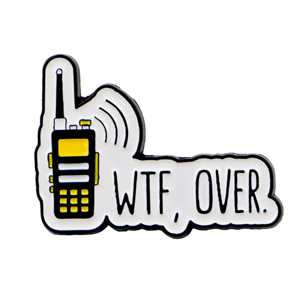 Telephone Quotes Enamel Pin Phone Brooch Pines Lapel Pins Badge on Backpack Clothing Accessories Humorous Jewelry